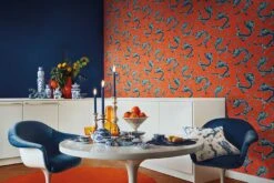 BARBARA Home Tapete China Drachen Orange Blau 527957 -A.S. Creation Verkäufe Barbara Schoeneberger Tapete China Drachen orang 6