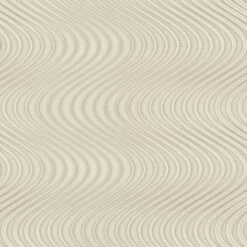 Colani Vliestapete Legend Wellen Silber Creme Glanz 59820