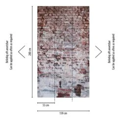 A.S. Creation Fototapeten Vintage Backstein-Mauer Grau Rot 38335-1 6 A.S. Creation Fototapeten Vintage Backstein-Mauer Grau Rot 38335-1 -A.S. Creation Verkäufe Fototapeten Vintage Backstein Mauer grau rot 38335 1 63209688 2