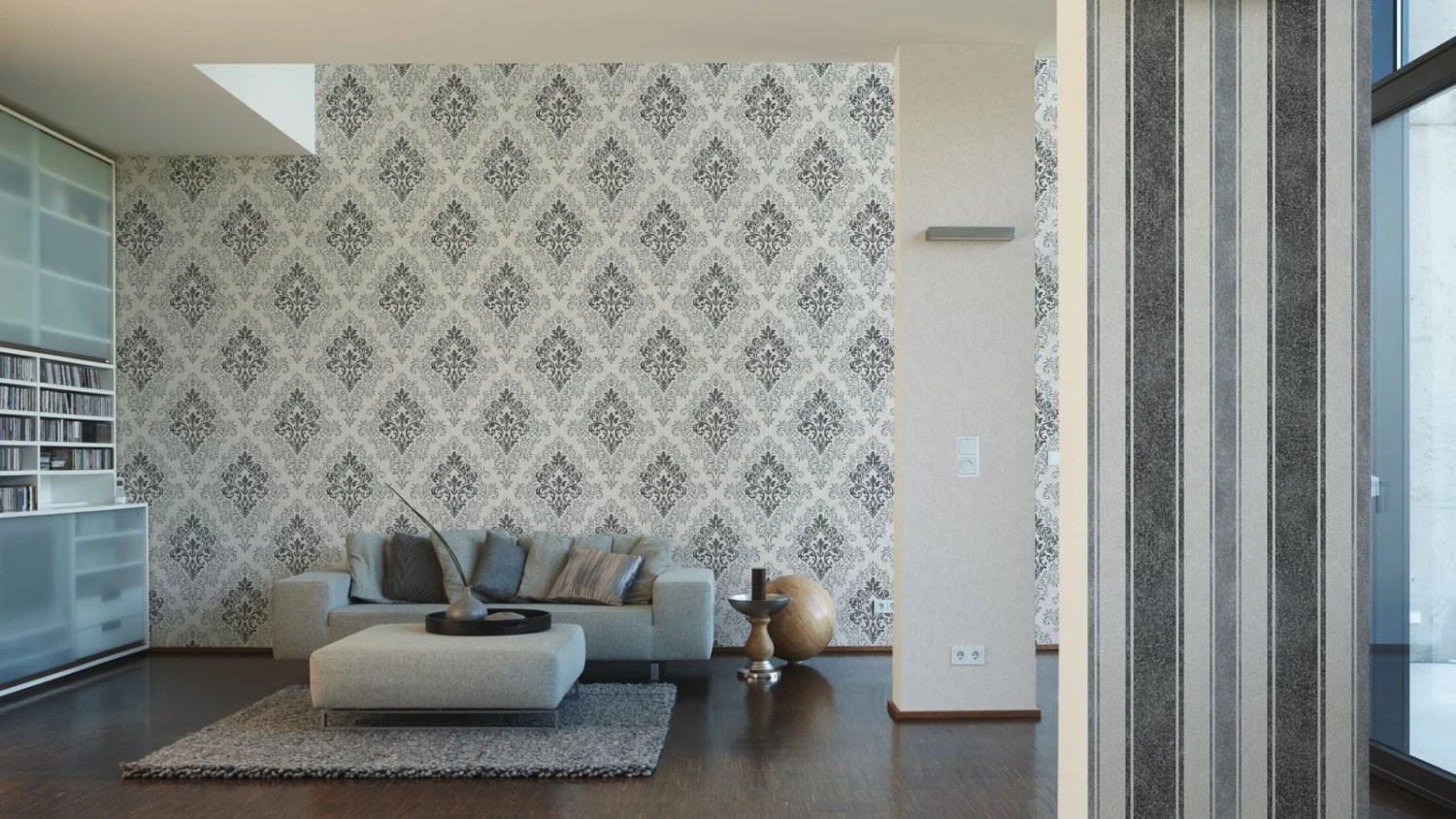 Jette Joop Tapete Vlies Struktur Weiß Metallic 33923-1 3 Jette Joop Tapete Vlies Struktur Weiß Metallic 33923-1 – Bild 3