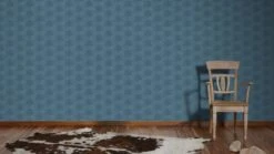 Vliestapete Waben-Optik Lutèce Blau 32659-5