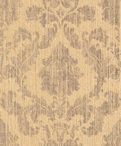 Tapete Ornamente Rasch Textil Papiergarn Gelb 077864