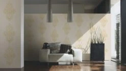 Tapete Textil Barock Creme Architects Paper 31945-2 -A.S. Creation Verkäufe Tapete Textil Barock creme Architects Paper 3194 2