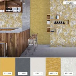 A.S. Creation Tapete Vlies 37520-3 Dschungel Gelb Weiß Grau -A.S. Creation Verkäufe Tapete Vlies 37520 3 Dschungel gelb weiss grau 63206017 3