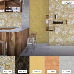 A.S. Creation Tapete Vlies 37525-2 Gestreift Gelb Grau -A.S. Creation Verkäufe Tapete Vlies 37525 2 Streifen gelb grau 63206041 2