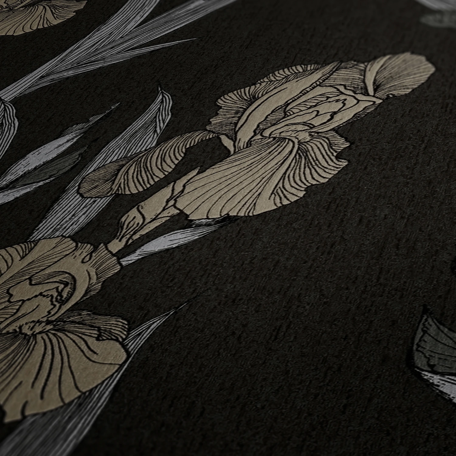 A.S. Creation Tapete Vlies 37526-1 Floral Schwarz Grau Braun 3 A.S. Creation Tapete Vlies 37526-1 Floral Schwarz Grau Braun – Bild 3