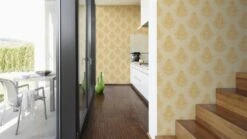 Tapete Vlies Architects Paper Barock Creme Glanz 95981-3 -A.S. Creation Verkäufe Tapete Vlies Barock Strukturiert creme Metallic 2