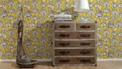 A.S. Creation Vlies Tapete Floral Vögel Goldgelb Weiß AS Creation 36317-3 -A.S. Creation Verkäufe Tapete Vlies Blumen Voegel goldgelb weiss AS Cre 2