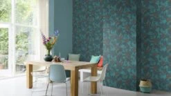 Tapete Vlies Dschungel Blätter Türkis-blau Rasch 704143 -A.S. Creation Verkäufe Tapete Vlies Dschungel Blaetter tuerkis blau Rasch 704143 63208715 1