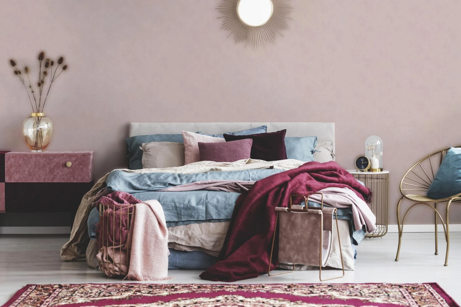 A.S. Creation Tapete Vlies Einfarbig Meliert Rosa Asian Fusion 37467-4 4 A.S. Creation Tapete Vlies Einfarbig Meliert Rosa Asian Fusion 37467-4 – Bild 4