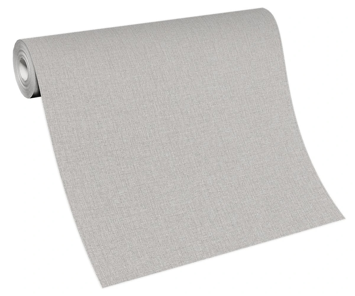 Tapete Vlies Einfarbig Textil Grau 10215-10 3 Tapete Vlies Einfarbig Textil Grau 10215-10 – Bild 3