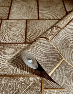 Tapete Vlies Fliesen Holz Kacheln Braun Gold 85763 -A.S. Creation Verkäufe Tapete Vlies Fliesen Holz Kacheln braun bronze 85763 63210266 3