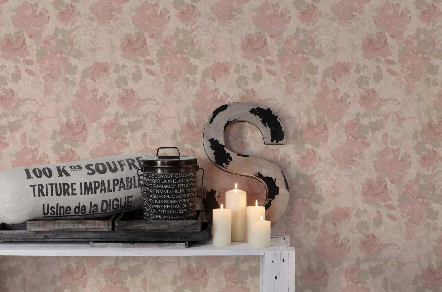 A.S. Creation Tapete Vlies Floral Blüten Rosa Beige Character 36772-4 2 A.S. Creation Tapete Vlies Floral Blüten Rosa Beige Character 36772-4 – Bild 2