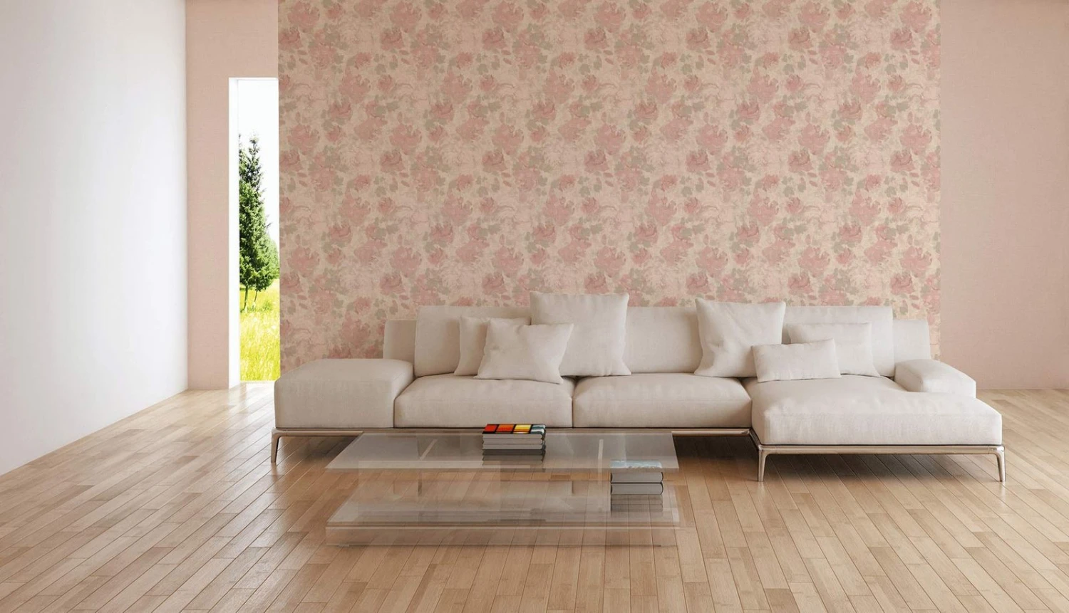 A.S. Creation Tapete Vlies Floral Blüten Rosa Beige Character 36772-4 3 A.S. Creation Tapete Vlies Floral Blüten Rosa Beige Character 36772-4 – Bild 3