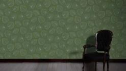 Vlies Tapete Blatt Natur Grün Gold Architects Paper 33371-1 -A.S. Creation Verkäufe Tapete Vlies Floral gruen gold Glanz Architects Pa