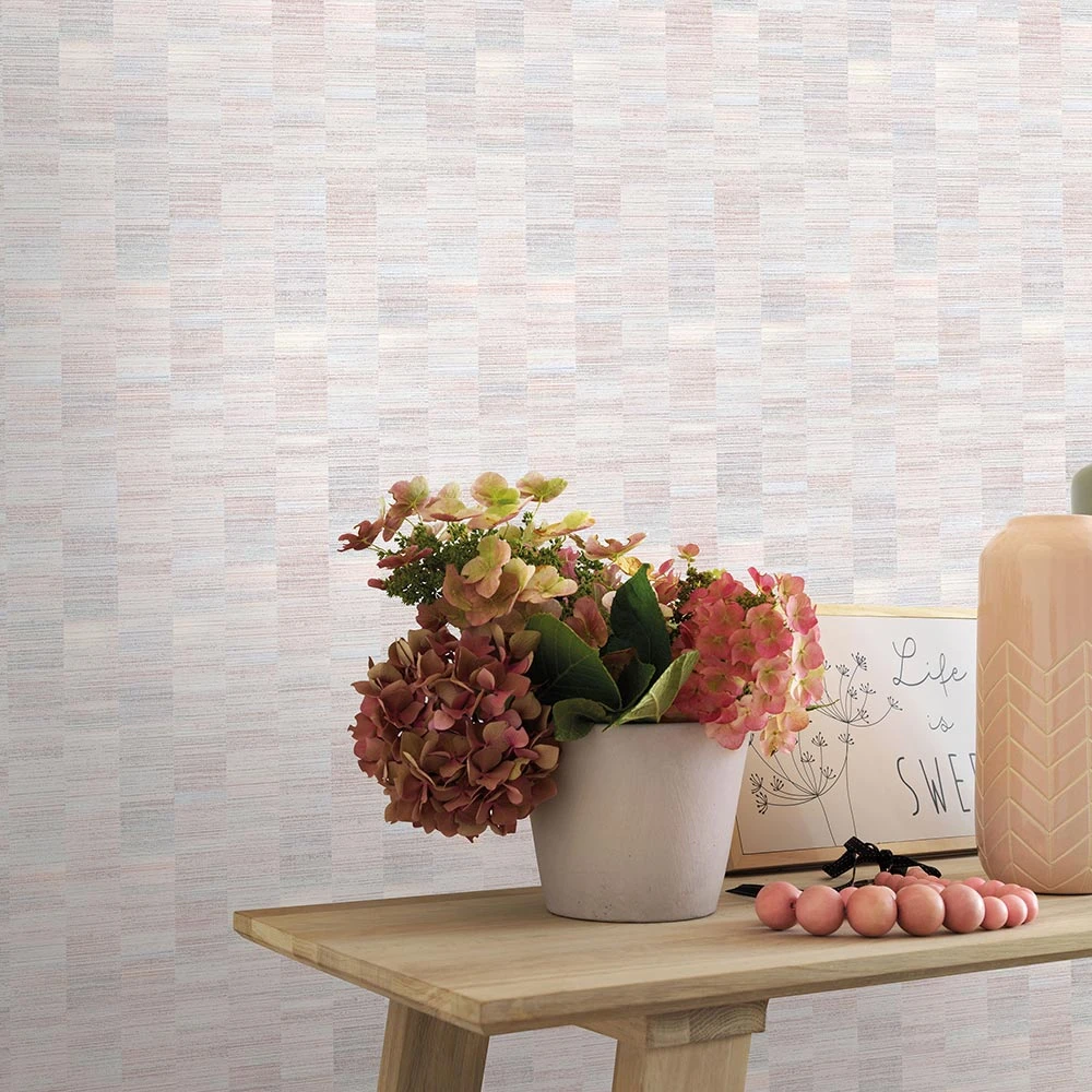 Tapete Vlies Kacheln Used Look Rosa Beige Grau 10249-05 2 Tapete Vlies Kacheln Used Look Rosa Beige Grau 10249-05 – Bild 2