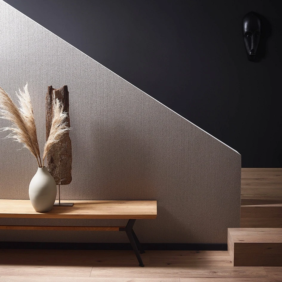 Tapete Vlies Marburg Granulat Linien Silber 84891 4 Tapete Vlies Marburg Granulat Linien Silber 84891 – Bild 4