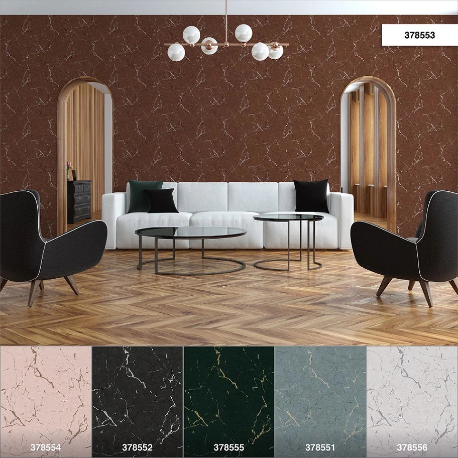 Tapete Vlies Marmor Design Braun Silber Glanz 37855-3 6 Tapete Vlies Marmor Design Braun Silber Glanz 37855-3 – Bild 6