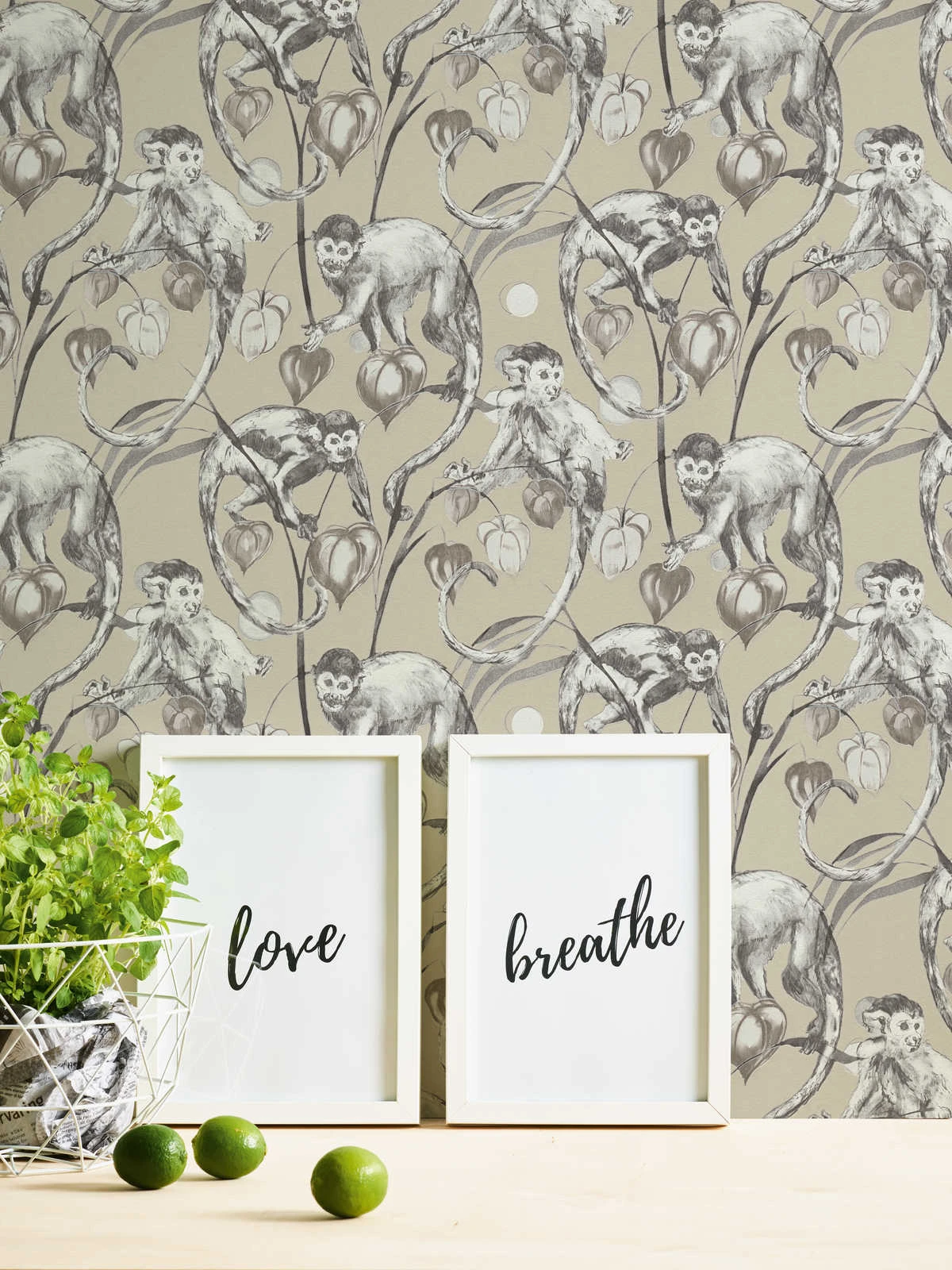 A.S. Creation Tapete Vlies Michalsky Dschungel Affen Beige 37982-3 4 A.S. Creation Tapete Vlies Michalsky Dschungel Affen Beige 37982-3 – Bild 4