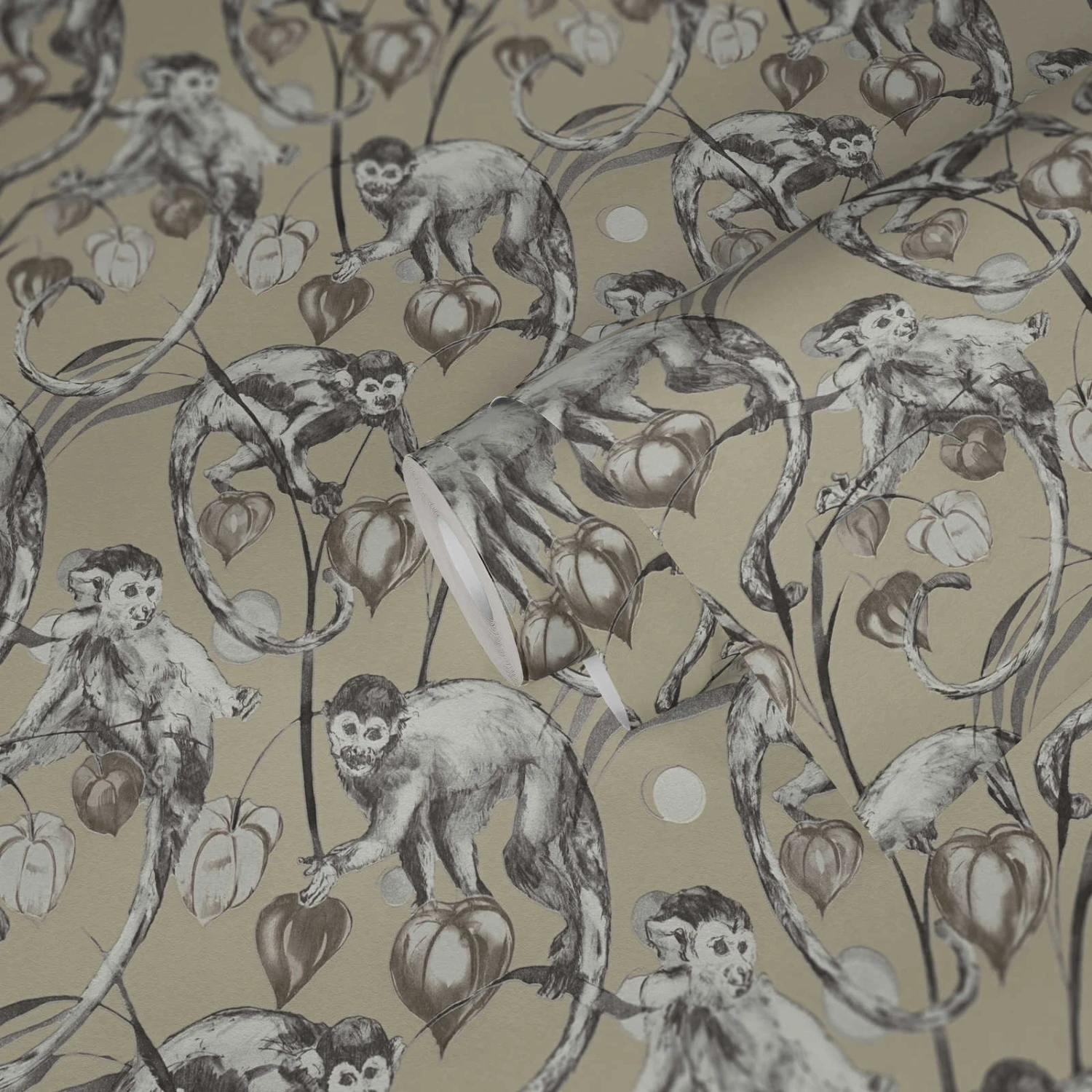 A.S. Creation Tapete Vlies Michalsky Dschungel Affen Beige 37982-3 2 A.S. Creation Tapete Vlies Michalsky Dschungel Affen Beige 37982-3 – Bild 2