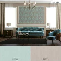 Tapete Vlies Ornamente Klassik Mint-grün Beige 38091-2 -A.S. Creation Verkäufe Tapete Vlies Ornamente Klassik mint gruen beige 38091 2 63209817 1