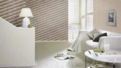 Tapete Vlies Rasch 3D Dreiecke Silber Braun Glanz 554670 -A.S. Creation Verkäufe Tapete Vlies Rasch 3D Dreiecke silber braun Glanz 554670 63211772 4