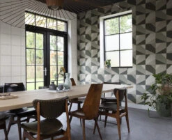 Tapete Vlies Rasch Leder-Kacheln Dunkelgrün Weiß 419245 -A.S. Creation Verkäufe Tapete Vlies Rasch Leder Kacheln dunkelgruen weiss 419245 63207348 3