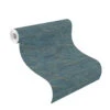 Tapete Vlies Rasch Marmor Dunkelblau Metallic 428957