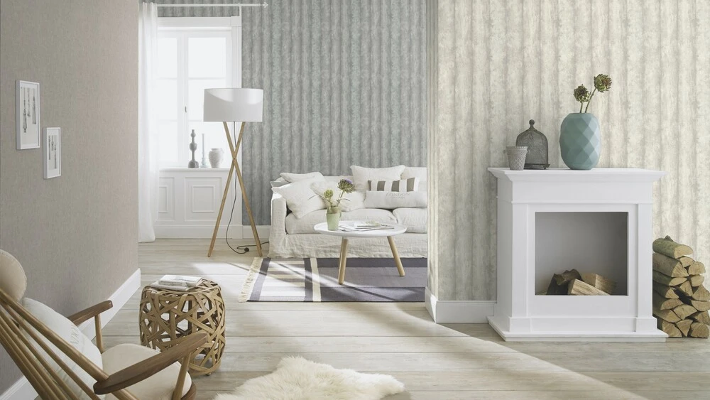 Tapete Vlies Rasch Uni Putz Rost Hellgrau 429237 4 Tapete Vlies Rasch Uni Putz Rost Hellgrau 429237 – Bild 4