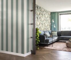 A.S. Creation Verkäufe -A.S. Creation Verkäufe Tapete Vlies Rasch Uni Textil blau grau 484595 63211647 1