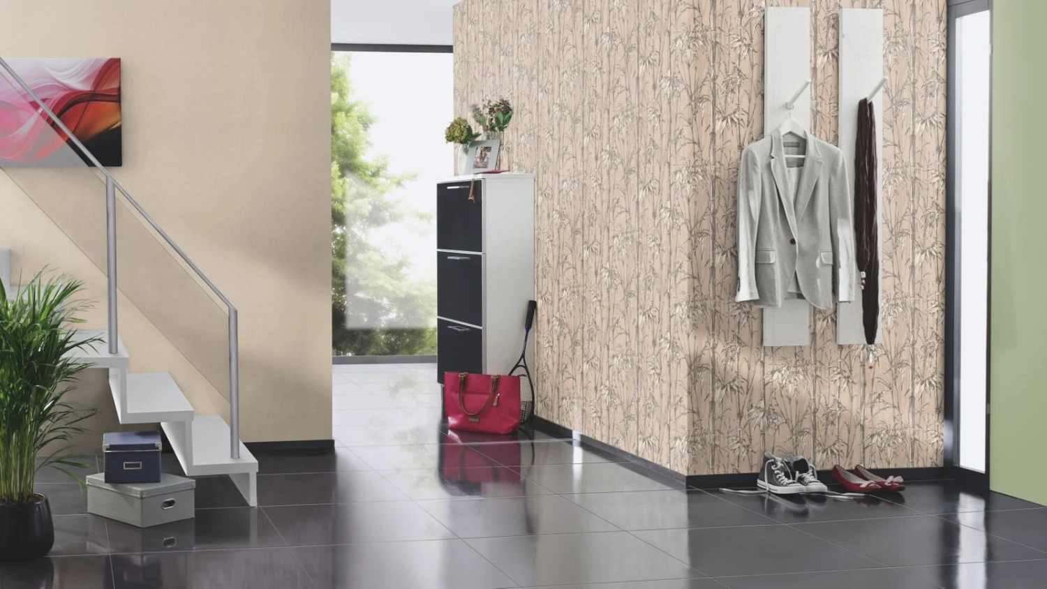 Tapete Vlies Rasch Uni Textil Hellbraun 484540 2 Tapete Vlies Rasch Uni Textil Hellbraun 484540 – Bild 2