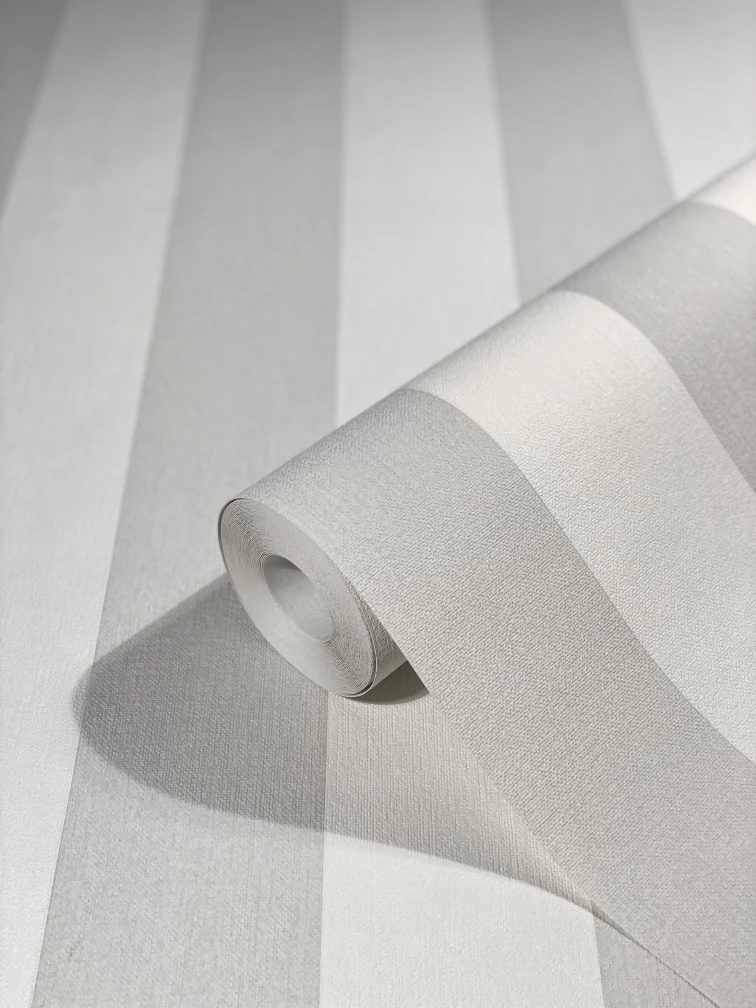 Tapete Vlies Streifen Hellgrau Weiss Novamur 82258 3 Tapete Vlies Streifen Hellgrau Weiss Novamur 82258 – Bild 3