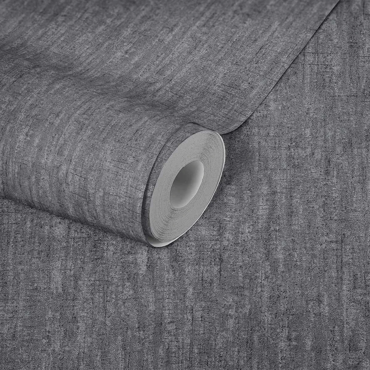 Tapete Vlies Uni Vintage Anthrazit Silber Glanz 38205-2 1 Tapete Vlies Uni Vintage Anthrazit Silber Glanz 38205-2