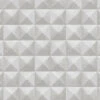 Tapete Vlies Vierecke 3D-Optik Hellgrau 36275-2