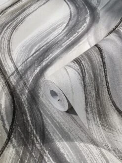 Tapete Vlies Wellen-Design Grau Beige Shades 32446 -A.S. Creation Verkäufe Tapete Vlies Wellen Design grau beige Shades 32446 63207492 1