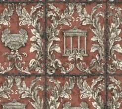 Wolfgang Joop Tapete Tempel Antik Braun Glitzer 34086-5