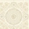 Versace Home Tapete Kacheln Creme Beige Metallic 370551