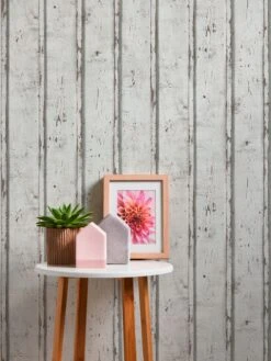 Vlies Tapete Holzoptik Holzbrett Weiß Lutèce 95370-1 -A.S. Creation Verkäufe Vlies Tapete Holzoptik Holzbrett weiss Lutece 95370 1 146182 3