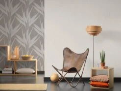 Vlies Tapete Meliert Dunkelbeige Hygge Livingwalls 2973-10