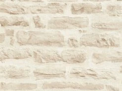 A.S. Creation Vlies Tapete Steinoptik Cremeweiß AS Creation 35580-3 -A.S. Creation Verkäufe Vlies Tapete Steinoptik Steinmauer cremeweiss AS Creation 35580 3 183020 1