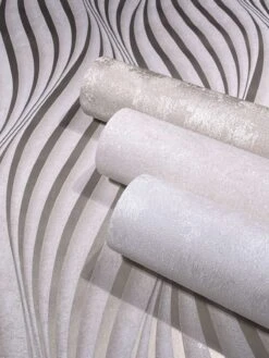 Vliestapete Marburg Grau Gold Wellen Metallic 34259 -A.S. Creation Verkäufe Vliestapete 34259 Wellen Muster Grau Gold Marburg 63214691 2