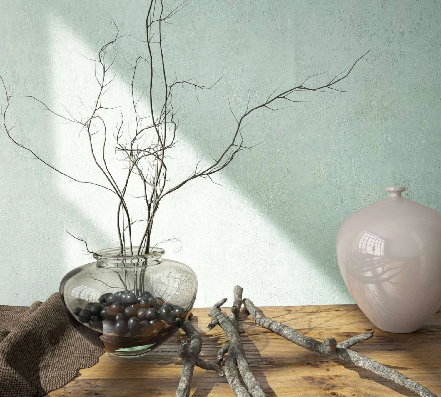 Vliestapete Marburg Grün Uni Beton Optik 34266 1 Vliestapete Marburg Grün Uni Beton Optik 34266