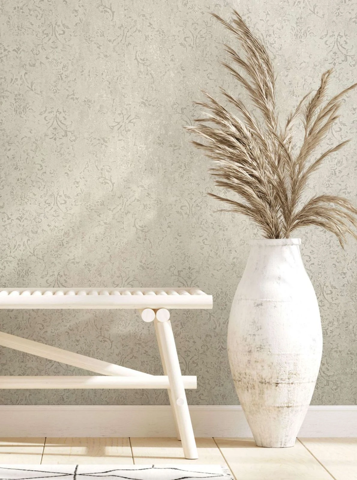 Vliestapete Marburg Weiß Perlmutt Damast Motiv 34290 1 Vliestapete Marburg Weiß Perlmutt Damast Motiv 34290