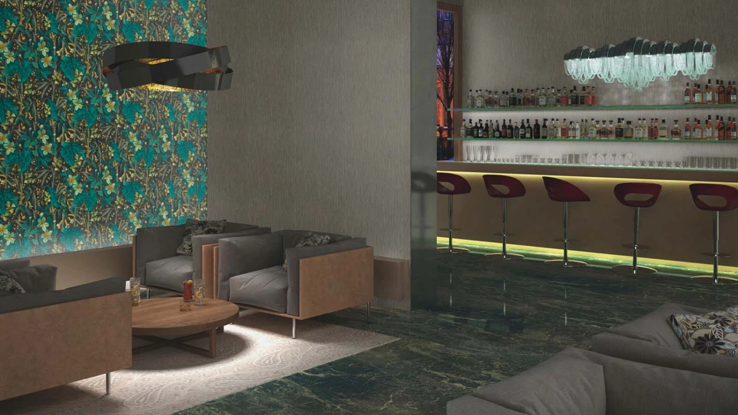 Vliestapete 537741 Rasch Schwarz Gold Längsstruktur