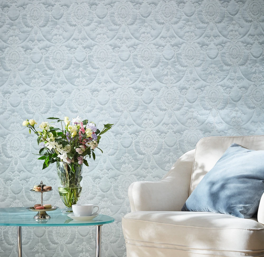 Rasch Tapete Trianon Klassik Barock Blaugrau 570830 3 Rasch Tapete Trianon Klassik Barock Blaugrau 570830 – Bild 3