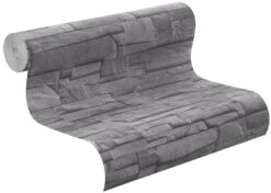 Vliestapete Factory 2 Rasch Tapeten 475029 Schiefer Grau