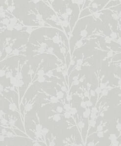 Vliestapete Ivy Floral Beige Weiß 82314 Novamur