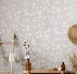 Vliestapete Ivy Floral Beige Weiß 82314 Novamur -A.S. Creation Verkäufe Vliestapete Ivy Struktur Floral Beige Weiss 82314 Novamur 63213353 3