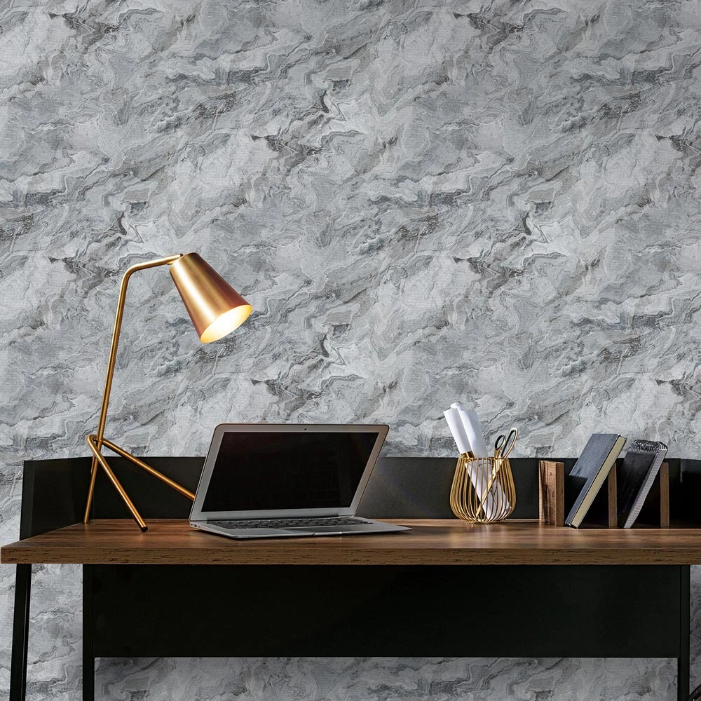 Vliestapete Marmor Optik Grau Silber Metallic 10318-47 5 Vliestapete Marmor Optik Grau Silber Metallic 10318-47 – Bild 5