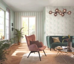 Vliestapete Rasch Weiß Grün Streifen 652123 -A.S. Creation Verkäufe Vliestapete Rasch Weiss Gruen Streifen 652123 63212263 3